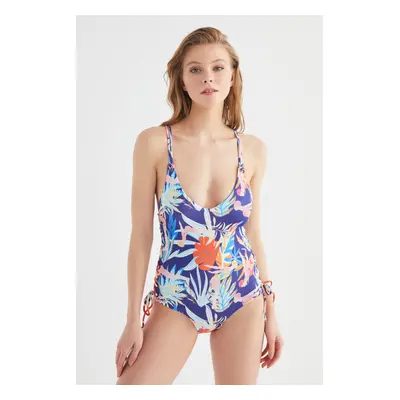 Trendyol Swimsuit - Multi-color - Tropical