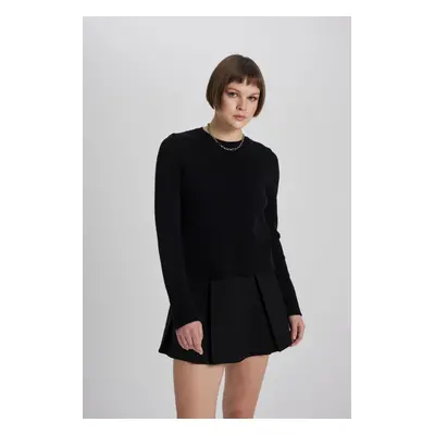 DEFACTO Regular Fit Crew Neck Knitwear Sweater