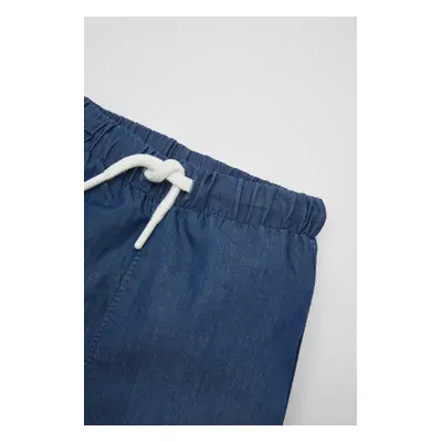 DEFACTO Baby Boy Laced Waist Jean Shorts