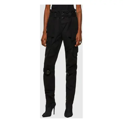 Diesel Trousers - P-FEDRA-A TROUSERS black