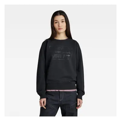 G-STAR Sweatshirt - Raglan originals sw wmn black