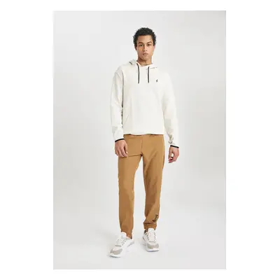 DEFACTO Fit Woven Sports Jogger Sweatpants Slim Fit Slim Cut Double Pocket