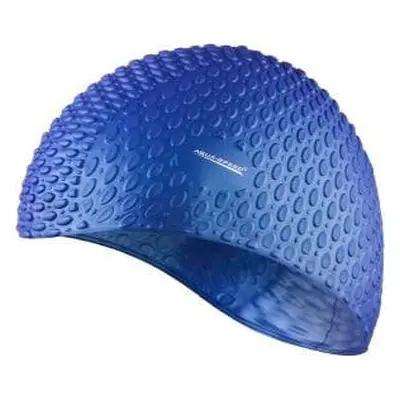 AQUA SPEED Unisex's Swimming Cap Bubble Navy Blue