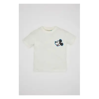 DEFACTO Baby Boy Disney Mickey & Minnie Crew Neck Short Sleeve T-shirt