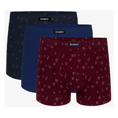 Pánské boxerky ATLANTIC 3pack - vícebarevné