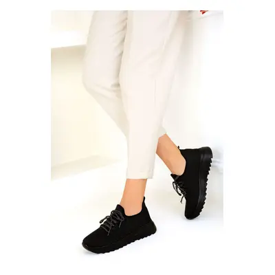 Soho Black-Black Women's Sneakers