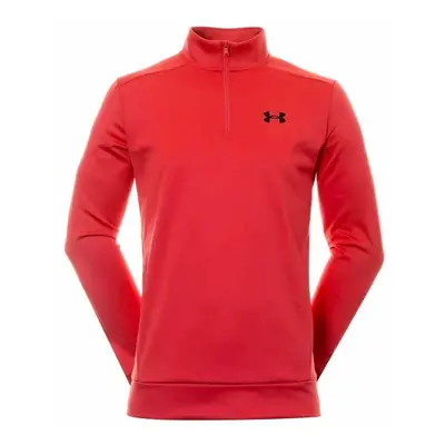 Pánská mikina Under Armour UA Armour Fleece 1/4 Zip-RED