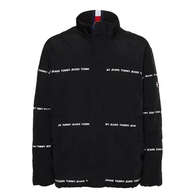 Jacket - Tommy Jeans TJM LOGO STRIPE PUFFER black