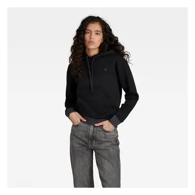 Sweatshirt - G-star Premium core hooded sw wmn l\s black