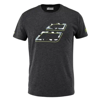 Dětské tričko Babolat Aero Cotton Tee Boy Black Heather - let