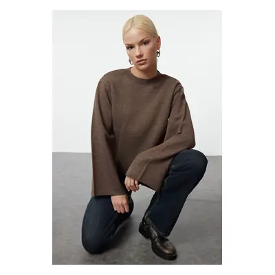 Trendyol Mink More Sustainable Basic Knitwear Sweater