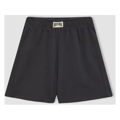 DEFACTO Girls' Woven Labeled Shorts