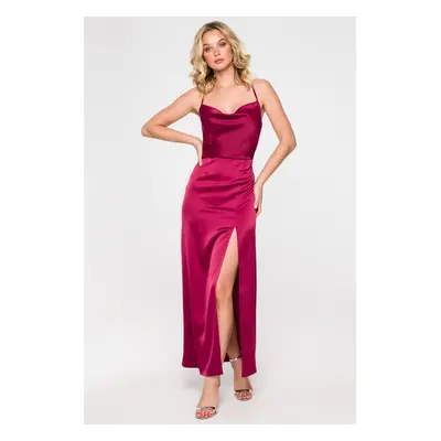 Dámské šaty Makover Makover_Dress_K155_Maroon