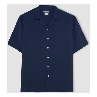 DEFACTO Relax Fit Polo Collar Short Sleeve Shirt