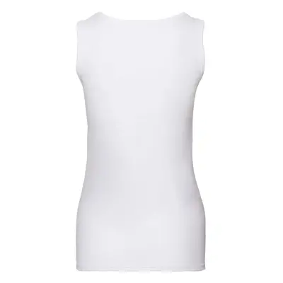 Valueweight Vest Fruit of the Loom Women's White T-shirt