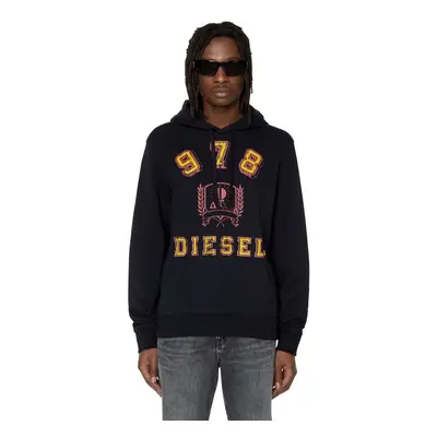 Diesel Sweatshirt - S-GINN-HOOD-E5 SWEAT-SHIRT black