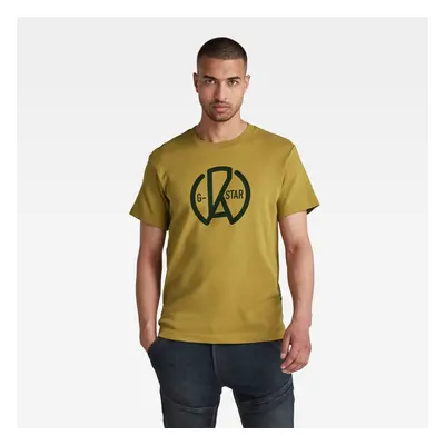 G-STAR T-shirt - Ventura interlock o yellow