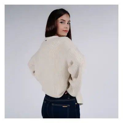 Michael Kors Sweater - SPLIT HIGH LOW SWTR beige