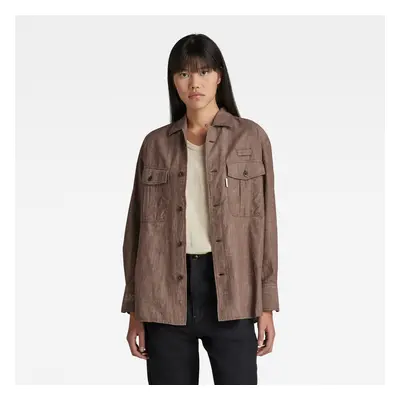 G-STAR Shirt - Officer BF shirt l\s wmn brown