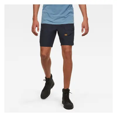 G-STAR Shorts - Front pocket sport short dark blue