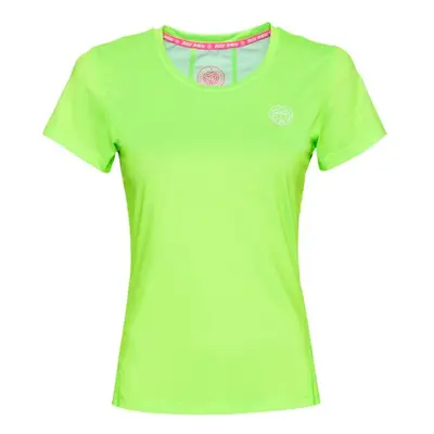 Dámské tričko BIDI BADU Eve Tech Roundneck Tee Neon Green