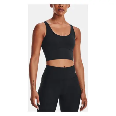 Under Armour Tílko Meridian Fitted Crop Tank-BLK - Dámské