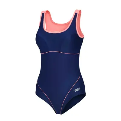 AQUA SPEED Woman's Swimming Suit Cora Navy Blue