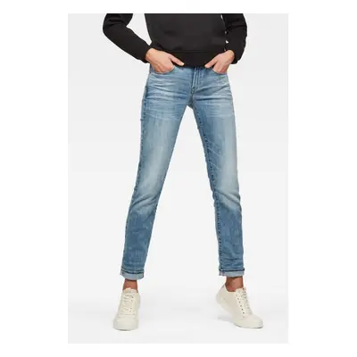 Jeans - G-STAR Deconst Mid Straight Wmn Light Indigo