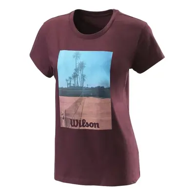 Dámské tričko Wilson Scenic Tech Tee Fig