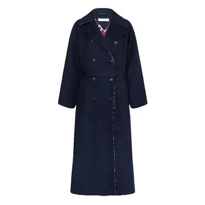 Tommy Hilfiger Coat - WOOL BLEND DF JAQUAR patterned