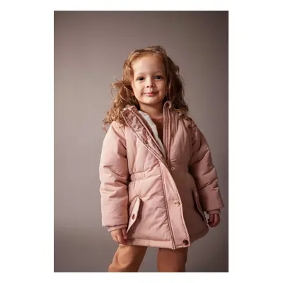 DEFACTO Baby Girl Hooded Waterproof Coat