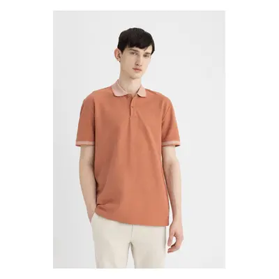 DEFACTO New Regular Fit Short Sleeve Basic Plain Polo Shirt