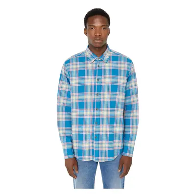 Diesel Shirt - S-UMBE-CHECK-NW SHIRT blue