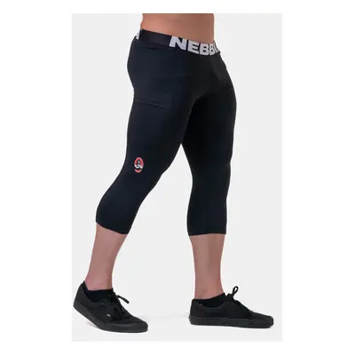 Pánské legíny Nebbia Legend of Today leggings calf lenght black