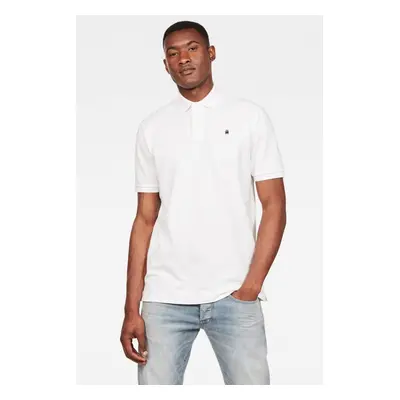 Polo shirt - G-STAR Dunda polo s/s white