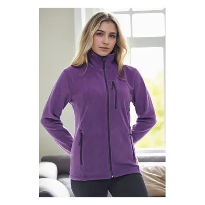 80514 Dewberry Full Zipper Fleece Jacket-MOR