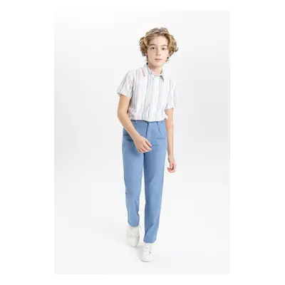 DEFACTO Boy's Standard Leg Gabardine Trousers