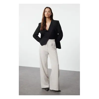 Trendyol Beige Wide Leg/Wide Leg Woven Fabric Trousers