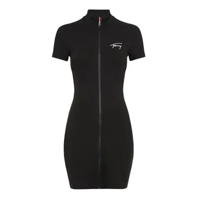 Tommy Jeans Dress - TJW TOMMY SIGNATURE BODYCON black