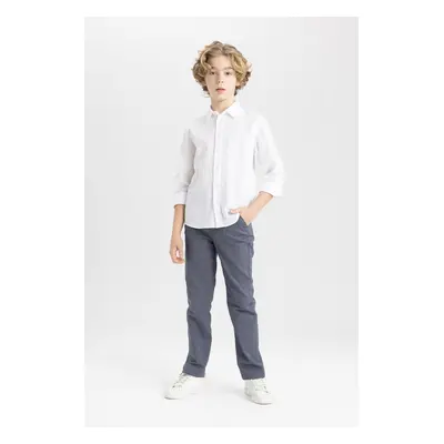 DEFACTO Boys' Standard Cuff Twill Trousers