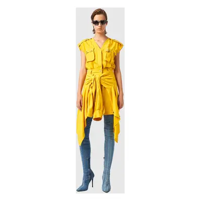 Diesel Dress - D-GIUDITTA DRESS yellow