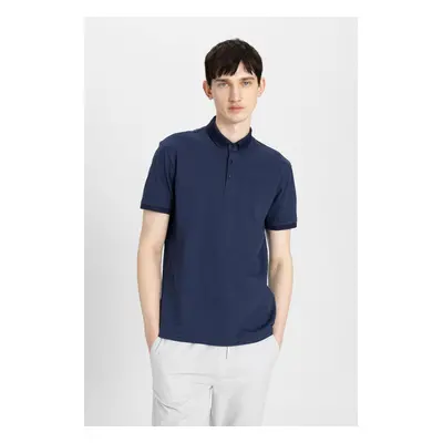 DEFACTO Slim Fit Slim Cut Short Sleeve Basic Plain Polo T-Shirt