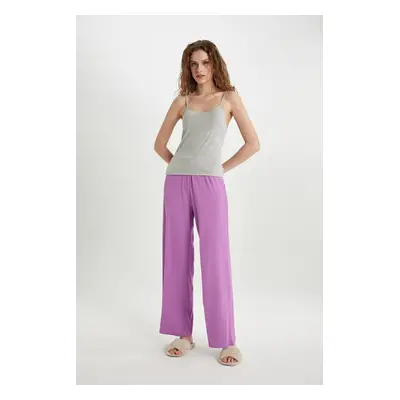 DEFACTO Fall In Love Regular Fit Rib Casual Pajama Bottoms