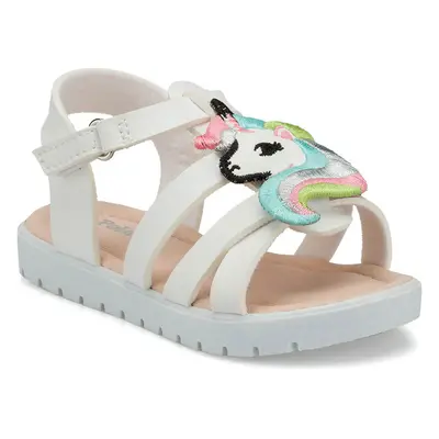 Polaris 512280.b White Baby Girl Sandals