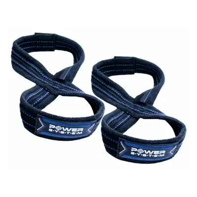 Power System Lifting Straps Figure Silové Popruhy Trhačky Modré L/XL