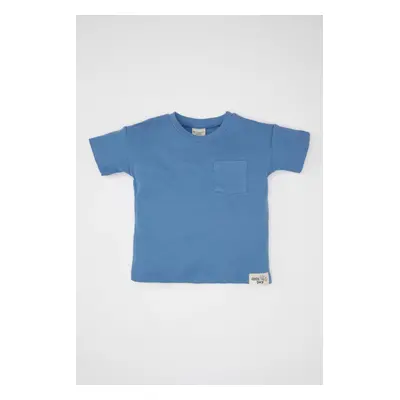 DEFACTO Baby Boy Crew Neck Waffle Short Sleeve T-Shirt