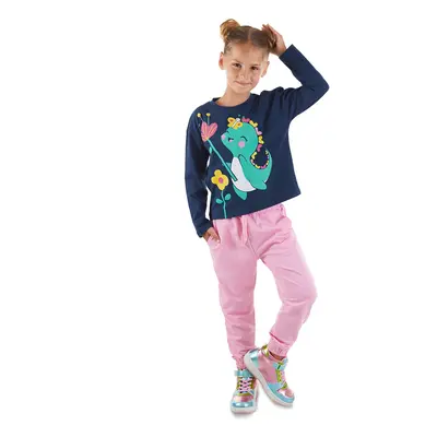 Denokids Sweet Dino Girl T-shirt Sweatpants Set