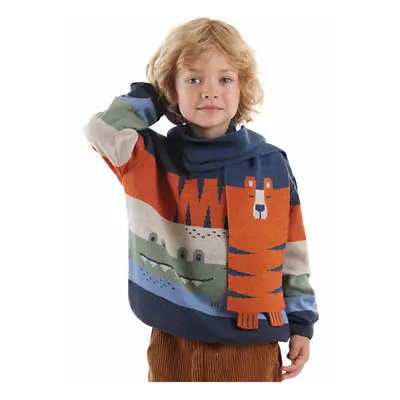 Denokids Tiger Crocodile Boy Scarf