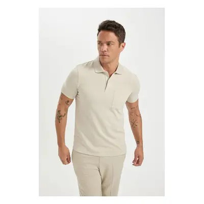 DEFACTO Slim Fit Slim Cut Short Sleeve Polo Shirt