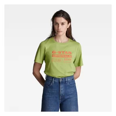 G-STAR T-shirt - Originals label r t wmn green